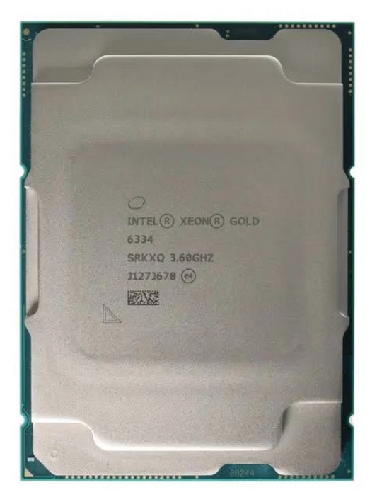 Intel Xeon Gold 6334 SRKXQ 3.60GHz 8 Core Processor