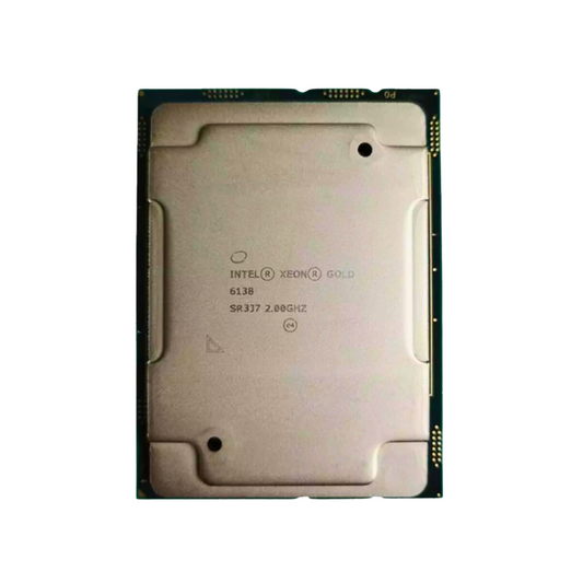 Intel Xeon Gold 6138 SR3B5 2.00GHz 20 Core Processor, certified refurbished