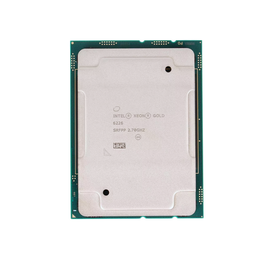Intel Xeon Gold 6226 SRFPP 2.70GHz 12 Core Processor, certified refurbished