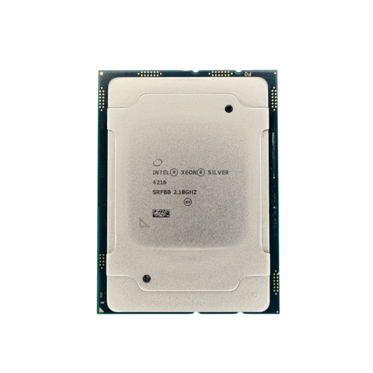 Intel Xeon Silver 4216 SRFBB 2.10GHz 16 Core Processor, certified refurbished