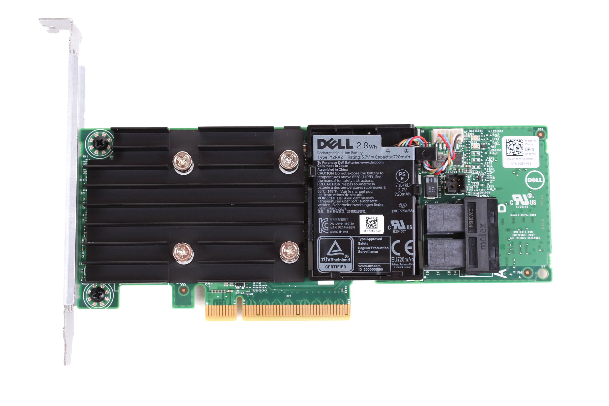 Dell PERC H740P 8GB NV PCIe Adapter RAID Controller 3JH35 1M71J DPNHJ – 1M71J – view 2