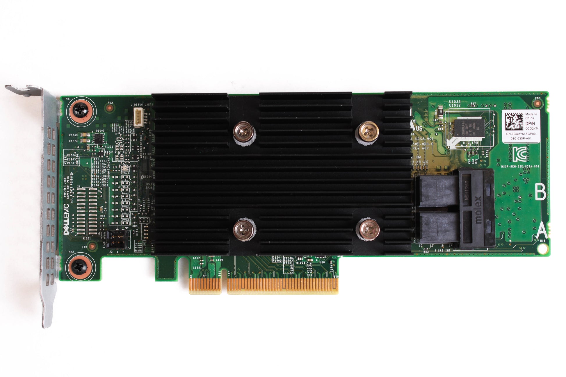 Dell PERC H330 12Gbps PCIe Adapter RAID Controller 4Y5H1 CG2YM TD2NM 99T5J 6H1G0 H3HYM – CG2YM – view 2