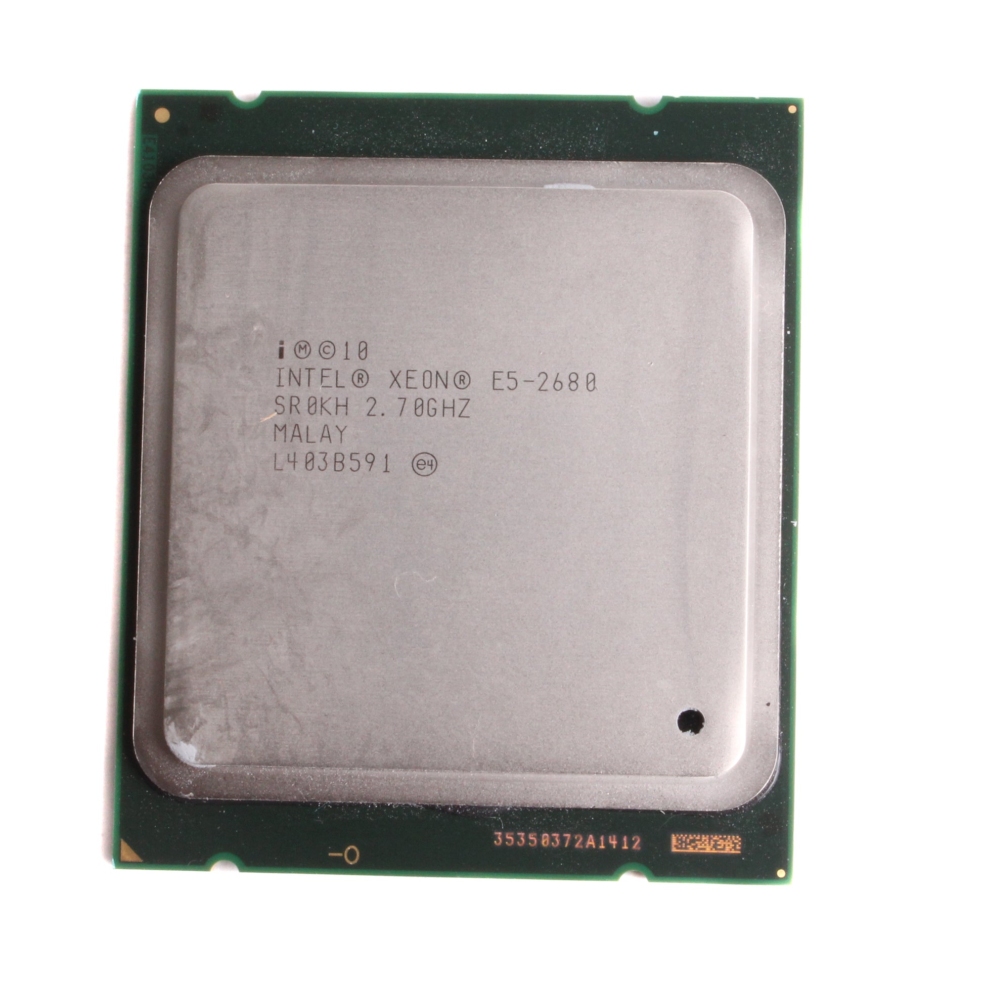 Intel Xeon E5-2680 SR0KH 8 core processor, certified refurbished