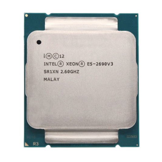Intel Xeon E5-2690 V3 SR1XN 2.60GHz 12 Core Processor, certified refurbished