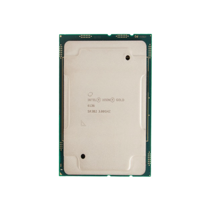 Intel Xeon Gold 6136 SR3B2 3.00GHz 12 Core Processor, certified refurbished
