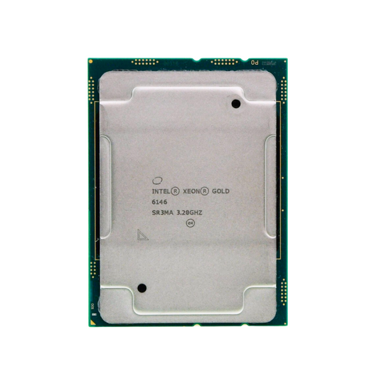 Intel Xeon Gold 6146 SR3MA 3.20GHz 12 Core Processor, certified refurbished