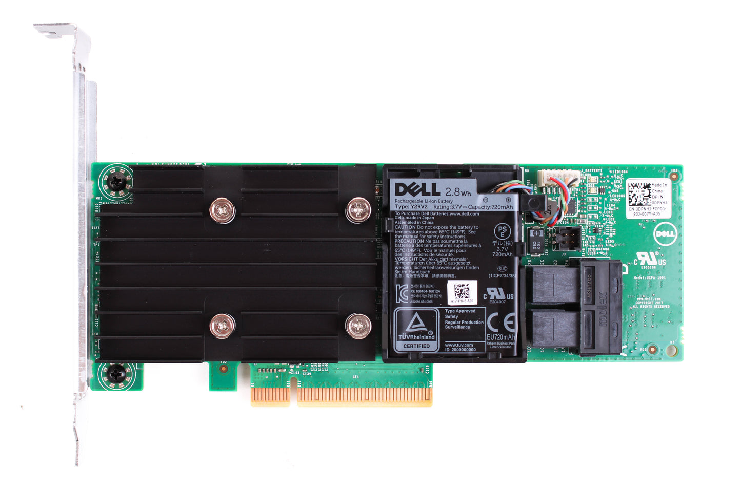 Dell PERC H740P 8GB NV PCIe Adapter RAID Controller 3JH35 1M71J DPNHJ – DPNHJ – view 2