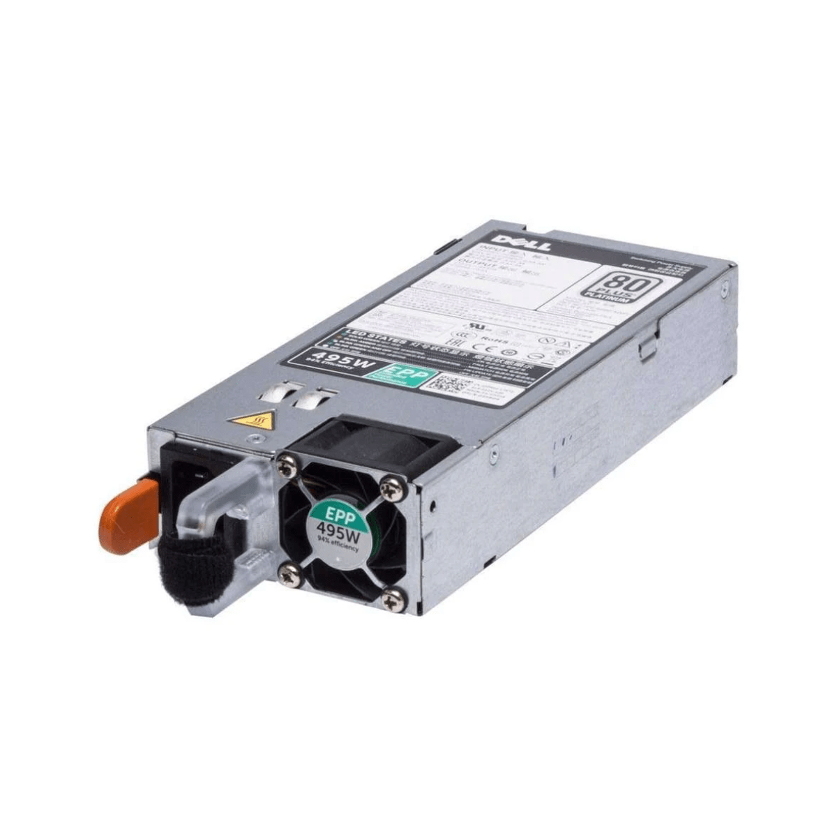 Dell 3GHW3 PowerEdge Server 495W Platinum Power Supply, certified refurbished